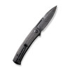 CIVIVI Knives Caetus Liner Lock Flipper Knife - 3.48" Damascus Spear Point Blade, Twill Carbon Fiber Handles - C21025C-DS1