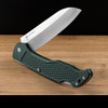 Ontario Camp Plus Folding Chef's Knife - 4.25" Satin Sheepsfoot AUS-8 Blade, OD Green GFN Handles, Lockback - 4300TC