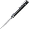 Kubey Knife Tityus Frame Lock Flipper Folding Knife - 3.39" Bead Blasted 14C28N, Gray 6AL4V Contoured Flame Anodized Titanium Handle - KB360E