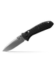 Benchmade Presidio II Folding Knife - 3.72" S30V Satin Plain Blade, Milled Black CF-Elite Handles, AXIS/Crossbar Lock - 570-1