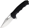 SOG SEAL XR Flipper Knife - 3.9" Satin S35VN Clip Point Blade, XR Lock, Black GRN Handles - 12-21-11-57