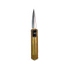 D Rocket Designs Mid-Tech Zulu Spear OTF AUTO Knife - 2.875" M390 Satin Double Edge Dagger Blade, Ultem Handles