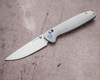 Tactile Knife Co. Maverick Folding Knife - 3.5" MagnaCut Drop Point Blade, Machined Titanium Handles, AXIS/Crossbar Lock