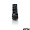 LanTac USA SilencerCo ASR Muzzle Brake 7.62x39mm - 14x1 LH Thread Pitch, 7.62x39, Black Nitride Finish