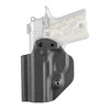 Mission First Tactical  Inside Waistband Holster - Fits Kimber Micro 9, Ambidextrous, Black Kydex, Includes 1.5" Belt Attachment