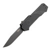 SIG Compound Tactical OTF - 3.5" Clip Point Blade - Grey Cerakote Finish, Solid Black G10 Frame