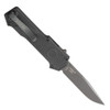 SIG Compound Tactical OTF - 3.5" Clip Point Blade - Grey Cerakote Finish, Solid Black G10 Frame