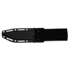 Zero Tolerance Model 0006 Fixed Blade Knife - 6" CPM-3V Black Clip Point Blade,  Black G10 Handles, Kydex Sheath