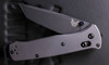 Benchmade 537BK-2302 Limited Edition Bailout AXIS Folding Knife - 3.38" CPM-M4 Cobalt Black Tanto Blade, 6Al-4V Titanium Handles