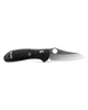 Benchmade Mini Griptilian AXIS Lock Folding Knife - 3.45" S30V Satin Flat Ground Sheepsfoot Plain Blade, Black Noryl GTX Handles - 550-S30V