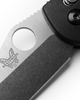 Benchmade Mini Griptilian AXIS Lock Folding Knife - 3.45" S30V Satin Flat Ground Sheepsfoot Plain Blade, Black Noryl GTX Handles - 550-S30V