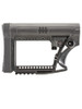 Luth-AR MBA-4 Carbine Stock with Cheek Riser - Fits AR-15 & AR-10 Commercial and Mil-Spec Dia Buffer Tubes, Black