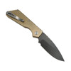 ProTech Knives Strider PT Plus AUTO Folding Knife - 3.05" CPM-MagnaCut Smoky Gray DLC Drop Point Blade, Smooth AlBronze Handles - PT232