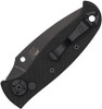 Spyderco Autonomy 2 AUTO Folding Knife - 3.5" LC200N Black DLC Partially Serrated Blade, Black G10 Handles - C165GPBBK2