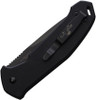 Bear OPS AC-561-B4-B Bold Action V AUTO Folding Knife - 4" D2 Black Drop Point Blade, Black G10 Handles