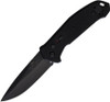 Bear OPS AC-521-B4-B Bold Action V AUTO Folding Knife - 3.2" D2 Black Drop Point Blade, Black G10 Handles