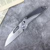 DEFCON Knives Recon Folding Knife - 3.75" Bohler M390 Wharncliffe Blade, Titanium Handles with Carbon Fiber Inlay, Axis Lock - TF9132
