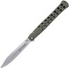 Cold Steel Lynn Thompson Signature Ti-Lite Folding Knife - 6" S35VN Clip Point Blade, OD Green G10 Handles, Liner Lock - CS-26C6AA