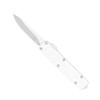 CobraTec Knives Mini Mamba Gen 2 OTF Knife - 2.25" D2 Drop Point Blade, Silver Aluminum Handle