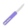 CobraTec Knives Mini Mamba Gen 2 OTF Knife - 2.25" D2 Drop Point Blade, Purple Aluminum Handle