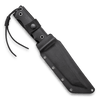 CobraTec Knives Renegade Fixed Blade - 6" 440C Stainless Steel Blade, Black Contoured G10 Handles, Kydex Sheath