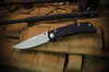 Spartan Blades Harsey TALOS Folding Knife - 3.125" CTS-XHP Stonewashed Blade, Textured Black G10 Handles, Liner Lock - SFBL7BK