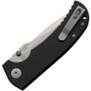 Spartan Blades Les George ASTOR Folding Knife - 3.625" CTS-XHP Stonewashed Blade, Textured Carbon Fiber/Black G10 Handles, Liner Lock - SFBL8CF