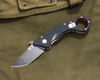 Spartan Blades Tu Lam Ronin Shoto Folding Karambit Knife - 3.25" CTS-XHP Black TiNi Tanto Blade, Textured Black G10 Handles with Pinky Ring, Liner Lock - SFBL9BK