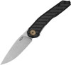 Zero Tolerance 0545 Flipper Knife - 3.2" CPM-MagnaCut Stonewashed Drop Point Blade, Carbon Fiber and Titanium Handles, Frame Lock