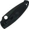 Spyderco Resilience Lightweight Folding Knife - 4.2" Black Oxide Plain Blade, Black FRN Handles, Liner Lock - C142PBBK