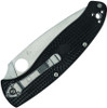Spyderco Resilience Lightweight Folding Knife - 4.2" Satin Plain Blade, Black FRN Handles, Liner Lock - C142PBK
