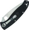 Spyderco Resilience Lightweight Folding Knife - 4.2" Satin Partially Serrated Blade, Black FRN Handles, Liner Lock - C142PSBK