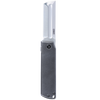 CRKT 5915 MinimalX Frame Lock Flipper Knife - 2.19" Sandvik 12C27 Satin Modified Tanto Blade, Dark Stonewashed Steel Handles