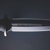 The blade of the dagger is made of Elmax powder coated steel in an absolutely superb 60 HRC hardness and is coated with a durable DLC coating.