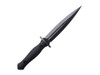 Acta Non Verba Knives M500 KAMBA Fixed Blade Dagger - 4.5" Black DLC Elmax Dagger Blade, Black Textured G10 Handles, Black Kydex Sheath