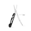 Ganzo Knives G304 Multi-Tool - 9 Total Tools, Detachable Scissors, 440C Blade Steel, Stainless Steel Construction