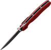 Ontario RAT II Folding Knife - 3.5" S35VN Satin Plain Blade, Red G10 Handles, Liner Lock - 8864