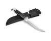 Buck Knives 105 Pathfinder Fixed Blade - 5" 420HC Clip Point Blade, Black Phenolic Handle, Black Leather Sheath (0105BKS) - 2535