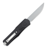 CobraTec Knives Medium FS-X Gen II AUTO OTF - 3" D2 Stonwashed Steel Drop Point Blade, Black Aluminum Handles