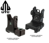 UTG Super Slim Low Profile Flip-up Sight Combo