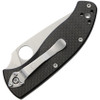 Spyderco Tenacious Folding Knife - 3.39" Satin Combo Blade, Carbon Fiber/G10 Laminate Handles, Liner Lock - C122CFPS