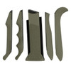 Hogue AR-15 / M16 Modular OverMolded Rubber Grip - OD Green