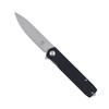 CobraTec Knives Medium Cayden Folding Knife - 3.25" D2 Drop Point Blade, Black Textured G10 Handles