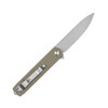 CobraTec Knives Medium Cayden Folding Knife - 3.25" D2 Drop Point Blade, Tan Textured G10 Handles
