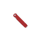 CobraTec Knives Medium Cayden Folding Knife - 3.25" D2 Partially Serrated Drop Point Blade, Red Textured G10 Handles