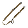 GrovTec Sabre 2 Point Sling - Includes Push Button Swivels, Coyote Brown