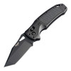 SIG Sauer by Hogue K320 AXG Pro ABLE Lock Folding Knife - 3.5" S30V Black Cerakote Tanto Blade, Black Aluminum Handles with Black G10 Inserts, AXIS/Crossbar Lock - 36364