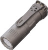 ReyLight Rook Ti EDC Flashlight - 1800 Max Lumens, Stonewashed Titanium