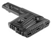 FAB Defense FXRAPS RAPS Rapid Adjustment Precision Stock - Integrated Cheek Rest and adjustable Length Of Pull, Black