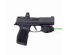 Viridian CTL Custom for Sig P365 with SAFECharge - 525 Lumen Rechargeable Tactical Weapon Light with Green Laser, Black